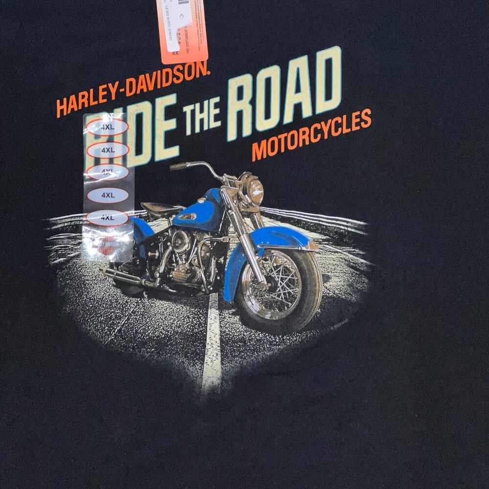 Fort Bragg Harley-Davidson Fayetteville, NC Short Sleeve Black Tee Shirt 4X NWT - Picture 4 of 7